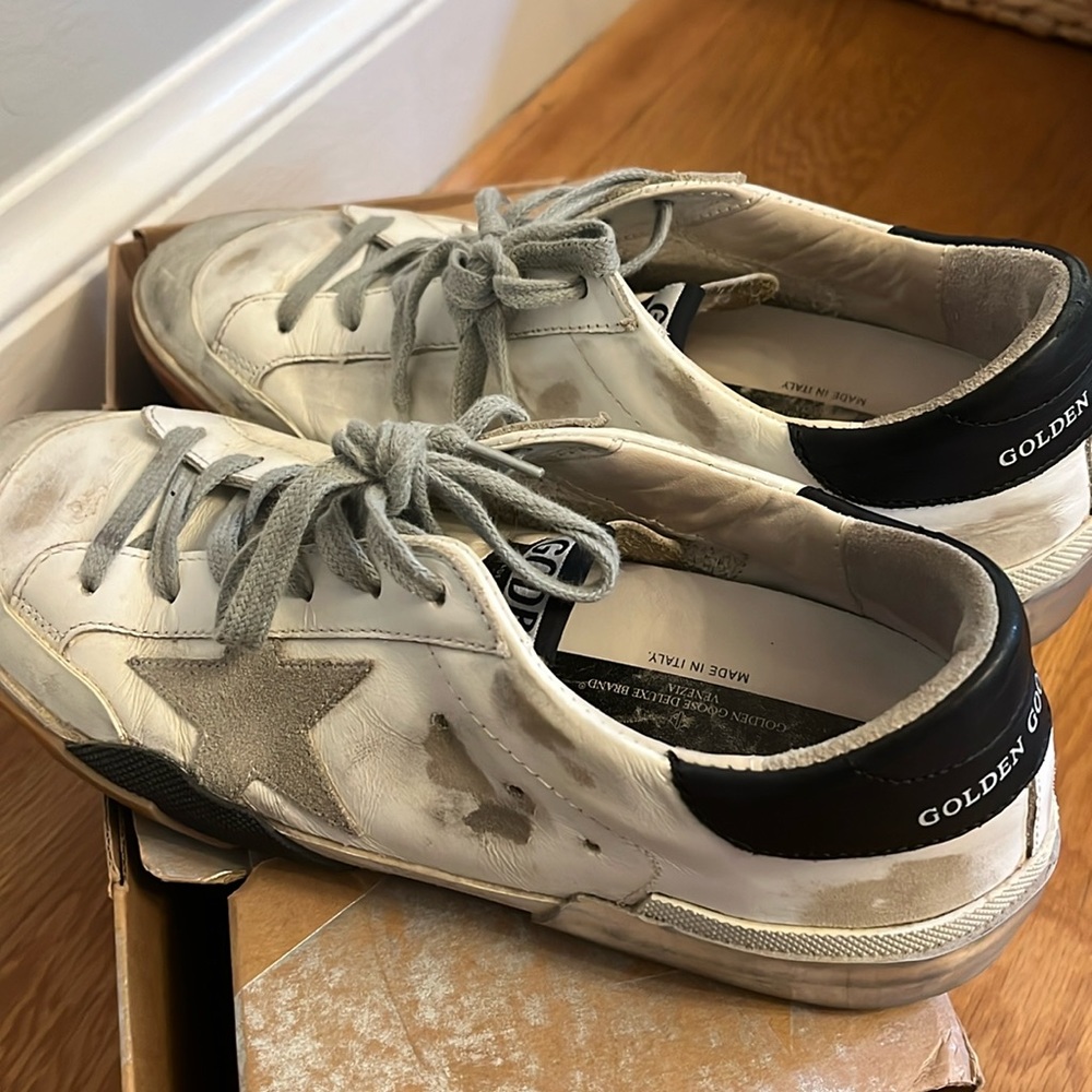 Golden Goose Superstar sneakers. Made in Italy. Size 38.